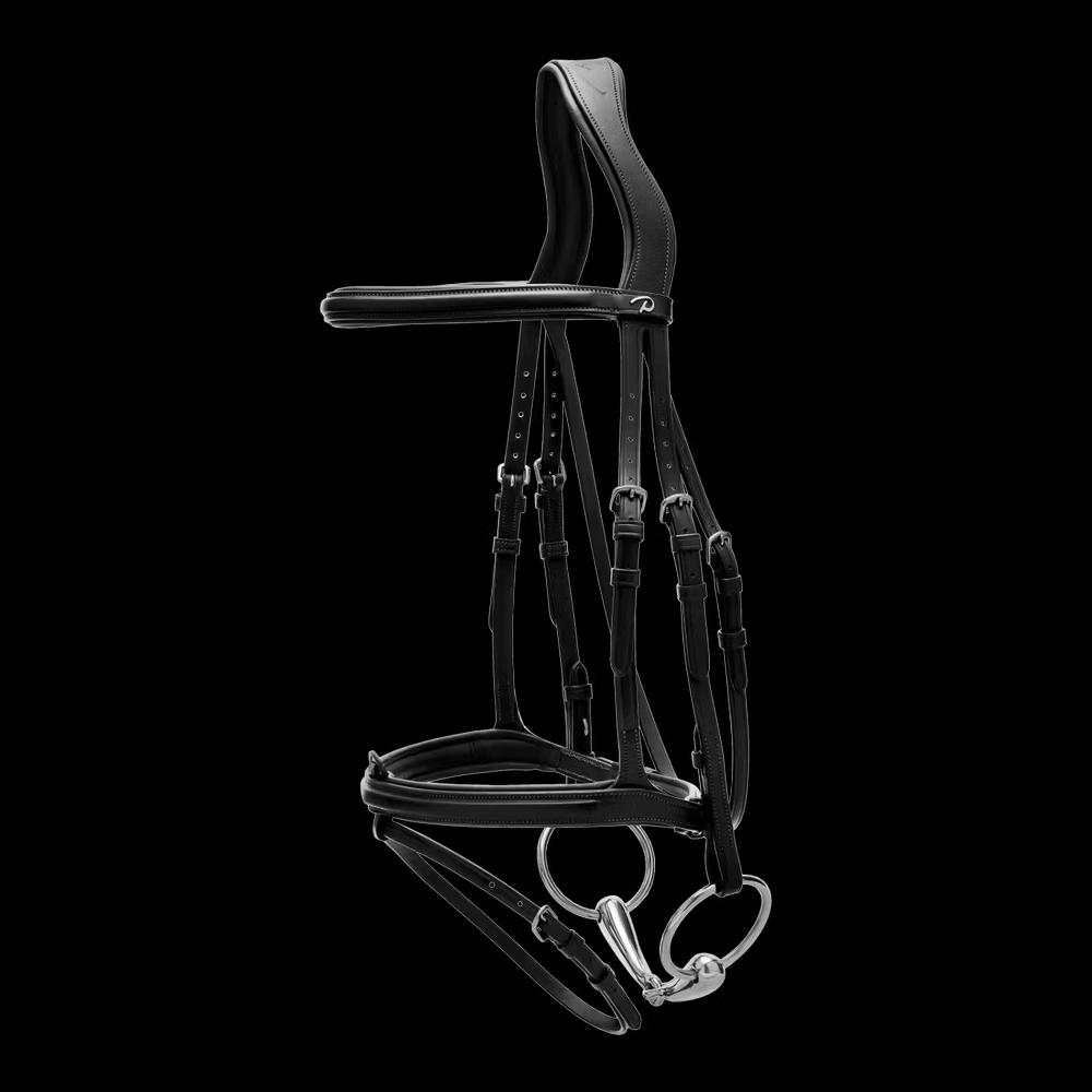 Flash Noseband Bridle NE, Black